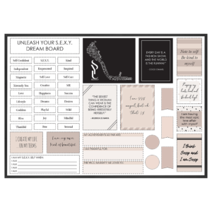 Unleash Your S.E.X.Y. Dream Board Kit Digital Print